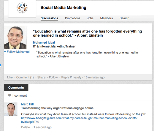 How to use LinkedIn groups