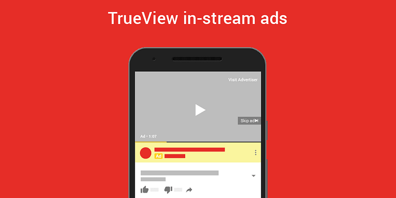 YouTube Trueview In-stream Ad